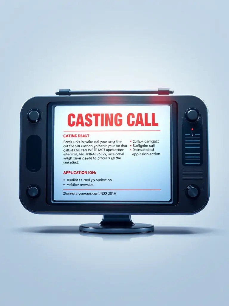 A casting call post on the Model Nexus platform, showing the details of the project and the application process for models.